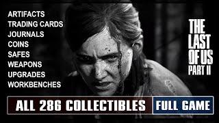 The Last of Us 2 - All 286 Collectibles (Artifacts, Journals, Cards, Coins, Safes, Guns, Upgrades)