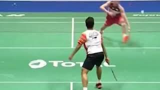 Anthony Ginting skils tipuan vs Kento momota story WhatsApp