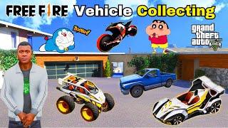 Shinchan and Franklin Collecting FREE FIRE Vehicle in GTA 5