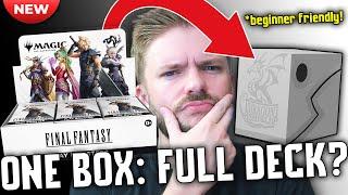 Building an ENTIRE Commander Deck from a FINAL FANTASY BOX!
