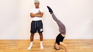 Professional Contemporary Dancer Teaches Husband Dance Moves