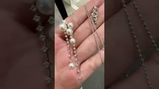 钻石珍珠项链 ｜$1390美元｜#珍珠 #pearl  #jewelry  #shortsvideo #pearl  欢迎订阅