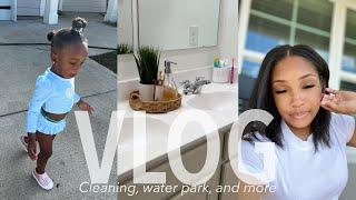 VLOG| SPEND SUNDAY WITH ME| WATER PARK VISIT| CLEANING + MORE