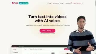 Fliki Lifetime Deal - Turn Text into Videos With Ai Voices