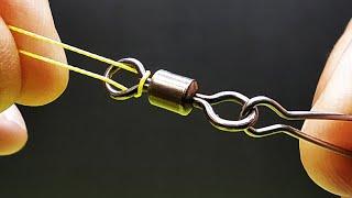The best fishing knots for a swivel. Fishing knots for rigging.