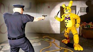 VR ANIMATRONICS SCARE THE SECURITY GUARD FNAF COOP Garry's Mod