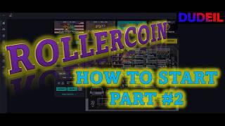 ROLLERCOIN  How to earn & start for free  Part 2 | MINING ROOM & HOME UI