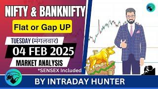 Nifty & Banknifty | SENSEX Analysis | Prediction For 04 FEB 2025