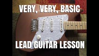 Very, Very, Basic Lead Guitar Lesson By Scott Grove