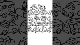 Drawing an Insane Amount of cars #drawing #toys #toy