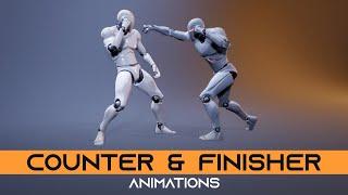 Counter & Finisher Animations | UE4 Marketplace | Preview