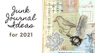 Junk Journal Ideas for 2021/Global Junk Journal Creator's Collaboration