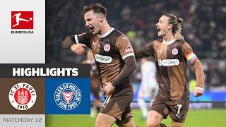 St. Pauli Collect 3 Well-Earned Points | FC St. Pauli - Holstein Kiel 3-1 | Highlights | Bundesliga