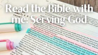 Bible Study on Serving God | Read the Bible with Me