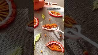 Very easy hand embroidery #shorts #trending #stitch #embroidery #ytshorts #newstitch