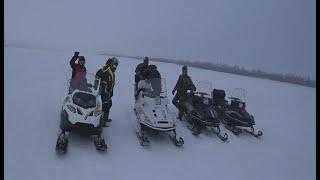 Прогулка на Снегоходах. #YAMAHA_Viking_540 Топ.