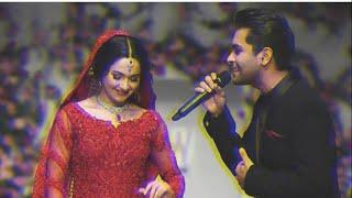 Hania Amir with Asim Azhar 