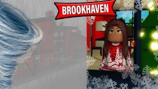 UNE TEMPÊTE DE NEIGE PENDANT NOEL sur BROOKHAVEN RP ! ROBLOX FR