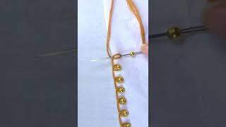 Very attractive border embroidery tutorial