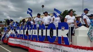 Salvadoreños en Los Ángeles celebran mes de la independencia