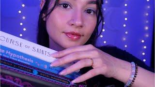 ASMR Tapping For Sleep (Book Tapping, Page Turning, Whispering)