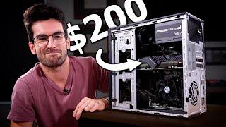 I Built a $200 Bare-Bones Gaming PC!