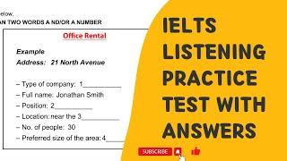 Office Rental IELTS Listening | History of Music in Britain IELTS Listening Practice Test 2024