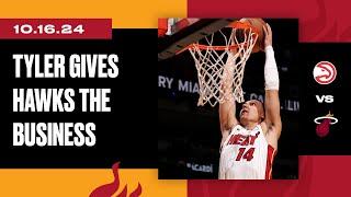 Tyler Herro 19 PTS 5 REB 5 AST | Atlanta Hawks vs. Miami HEAT | October 16, 2024