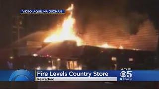 Fire Demolishes Pescadero Country Store