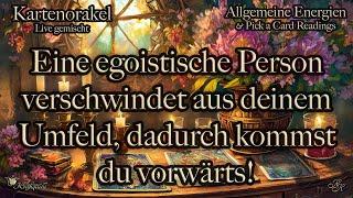 Eine egoistische Person verschwindet aus deinem Umfeld, dadurch kommst du vorwärts! #tarot #orakel