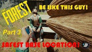 The Forest | Safest base Location Pt 3 | Plus Items 2018