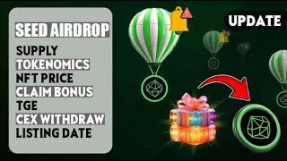 CLAIM REWARD SEED AIRDROP BEFORE TGE AND LISTING, JANUARY 2025 | BKD TUTORIALS AIRDROP WITHDRAWAL