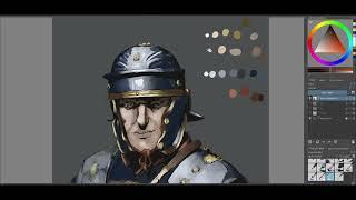 Roman Legionary: Digital Painting Portrait