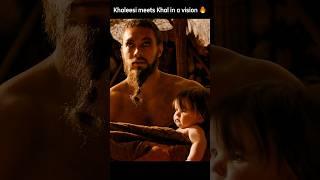 Khaleesi meets Khal Drogo & their unborn son Rhaego - Game of Thrones