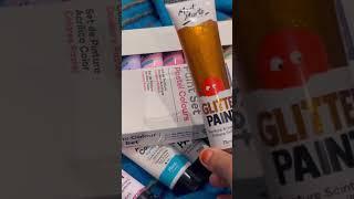 Artist Haul #artist #art #montmarte #glitterpainting #sketchbooks #chill #painting #tutorial #lets