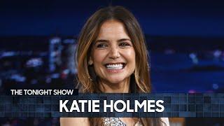 Katie Holmes Made Up a Line During Our Town Because She Forgot What to Say (Extended) | Tonight Show