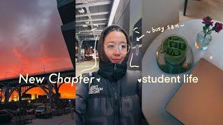 Study Vlog  realistic finals week for an MBA student, NYC cafes, night routine, quality sister time