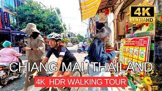 CHIANG MAI, Thailand 4K Nimman Walking Tour - BEST Place or Foodies