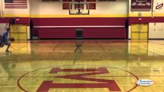 Dribbling Drill - Dribble Moves At Chair - Inside Out (Right Hand)