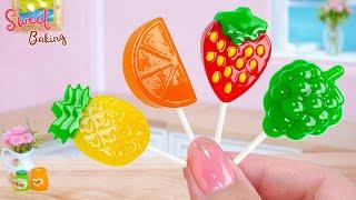 Tiny Fruit Rainbow JellyBeautiful Miniature Rainbow Jelly Cake Decorating IdeasSweet Baking