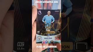 MAN CITY 2024 PANINI ADRENALYN XL CARDS! #haaland #premierleague #panini #shorts #manchestercity