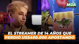 La CRUDA HISTORIA de MAX, el STREAMER de 14 años que PERDIÓ us$400.000 en APUESTAS ONLINE