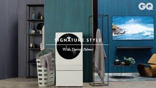 LG SIGNATURE Laundry Room Washing Machine with Darren Palmer X GQ Australia