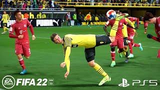 FIFA 22 - Borussia Dortmund vs. Bayern Munich - Bundesliga Full Match PS5 Gameplay | 4K