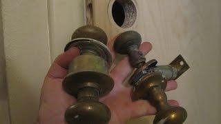 How to Bore a Door for Antique Knob Installation or a Lock Set