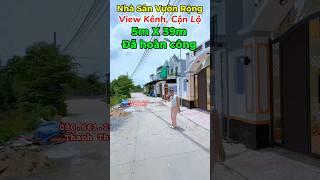 Nhà sân vườn view kênh #nhabinhchanh #nhadep #villa #nhasanvuon #home #nhadepbinhchanh