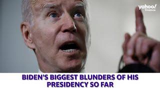 Biden's biggest blunders in his presidency so far