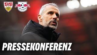 "Er sprüht vor Energie und Tatendrang" | Pressekonferenz vor VfB Stuttgart - RB Leipzig | Bundesliga