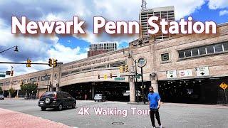 【4K】𝐖𝐀𝐋𝐊  Newark Penn Station in Newark NJ