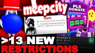 MeepCity’s Awful New Bio/Profile Update & Account Restriction Updates... (ROBLOX)